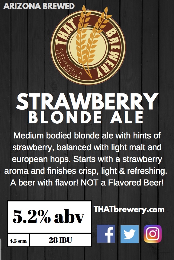 THAT Strawberry Blonde THAT Brewery