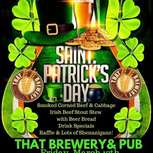 Saint Patrick's Day 2017 at THAT Brewery! @ THAT Brewery in Pine | Pine | Arizona | United States