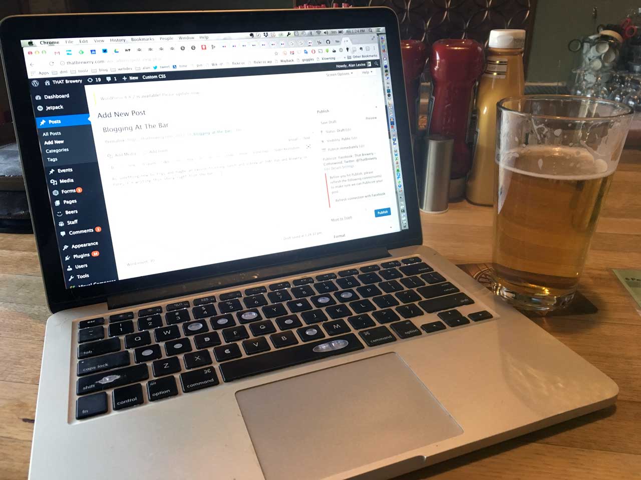 Blogging At The Bar