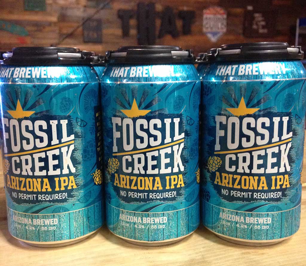 This Just In… THAT Fossil Creek IPA In Luscious Blue Cans